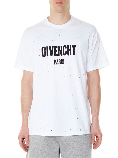 givenchy men's t shirt shopstyle|givenchy t shirt size chart.